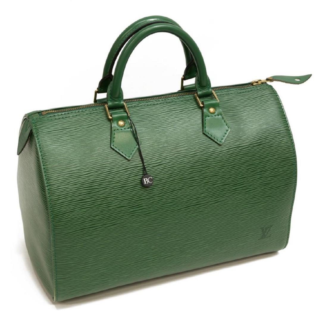 LOUIS VUITTON 'SPEEDY 30' EPI LEATHER HANDBAG (1 of 4)