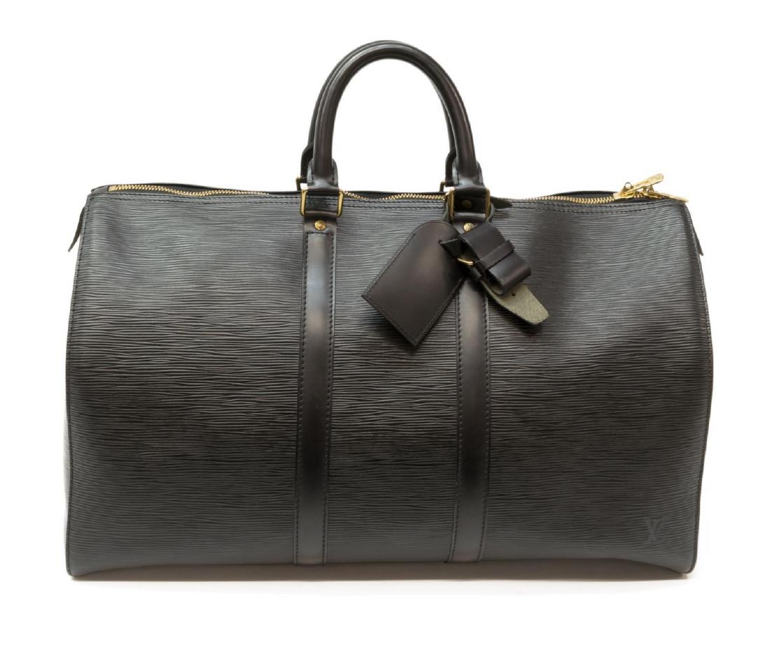 LOUIS VUITTON 'KEEPALL 45' EPI LEATHER DUFFLE BAG (1 of 4)