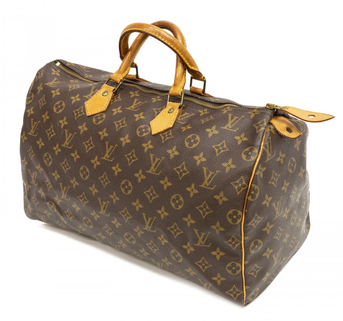 LOUIS VUITTON 'SPEEDY 40' MONOGRAM COATED CANVAS (1 of 4)