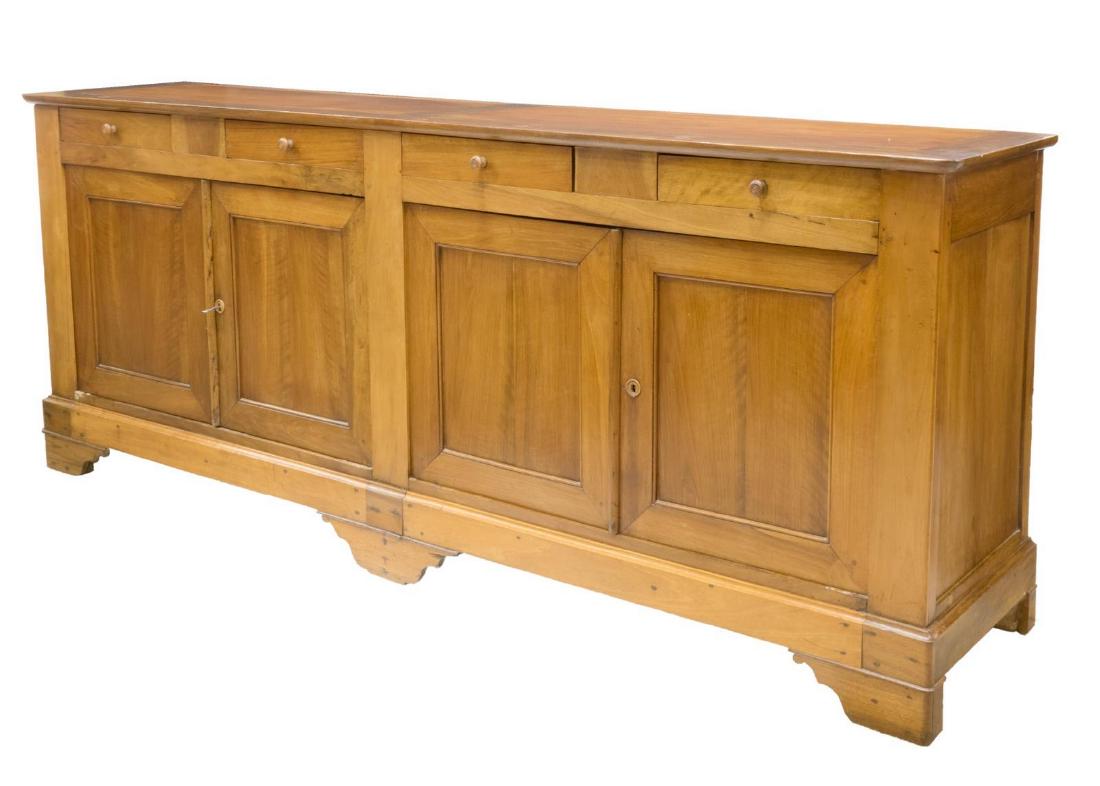FRENCH LOUIS PHILIPPE WALNUT SIDEBOARD, 101" (1 of 3)