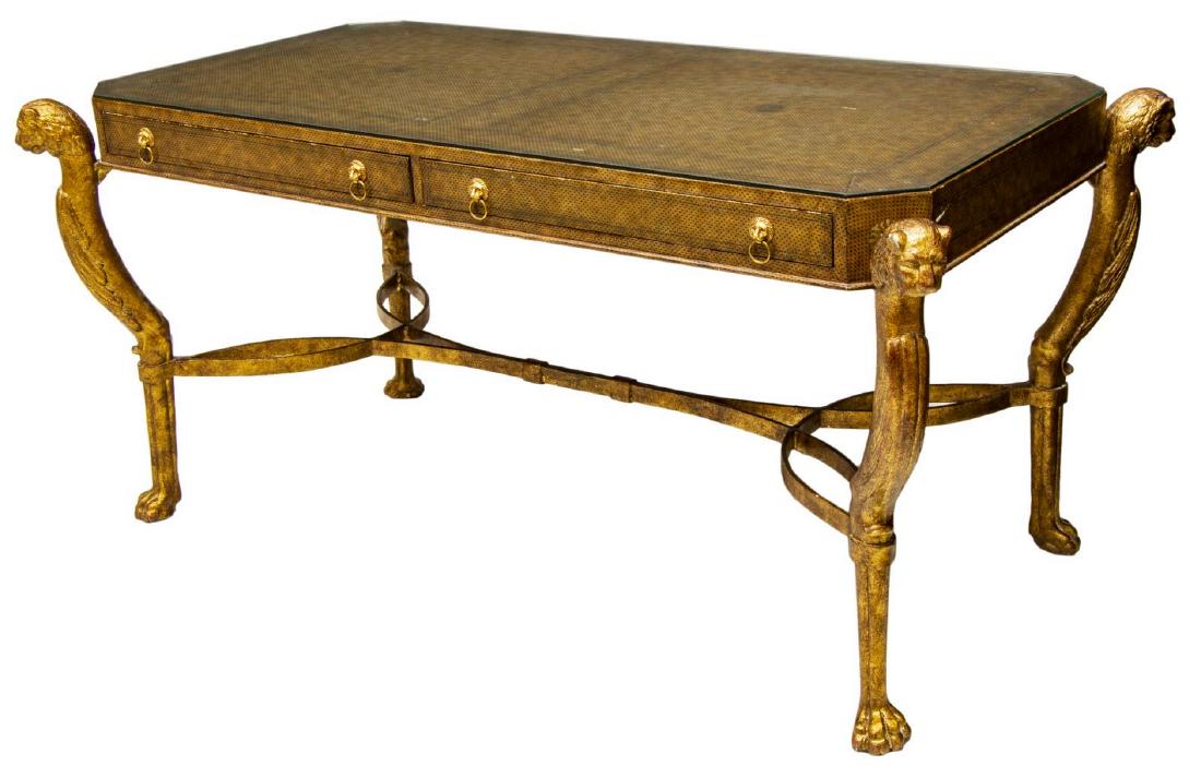 Maitland Smith Leather Clad Writing Desk Dec 09 2018 Austin