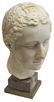 MARBLE BUST OF A GREEK WOMAN, 11.5"H - 3