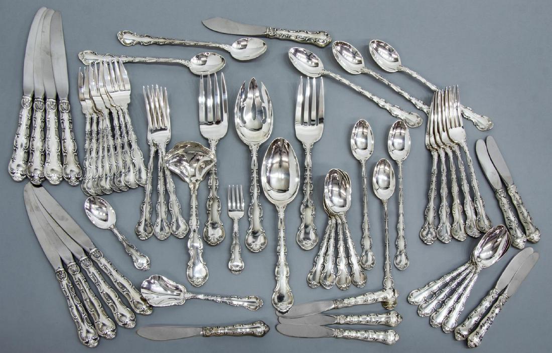 (57) GORHAM 'STRASBOURG' STERLING SILVER FLATWARE (1 of 4)