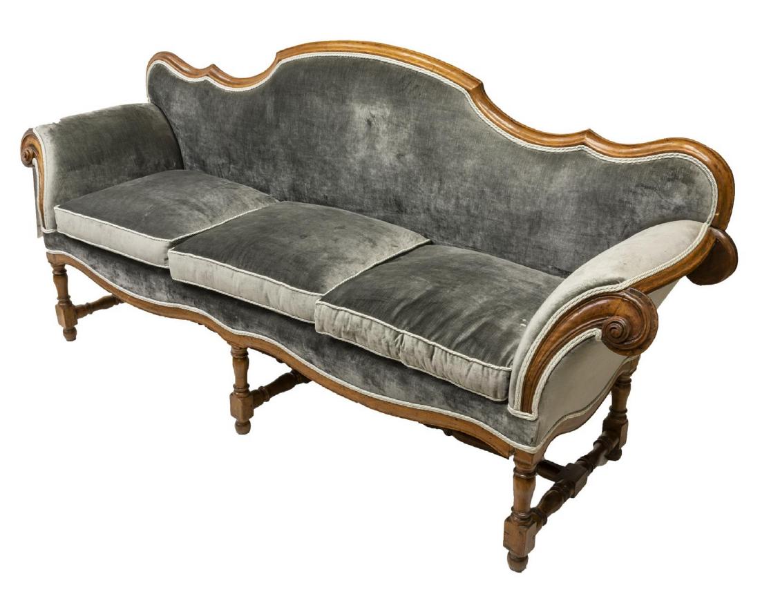 CONTINENTAL UPHOLSTERED THREE-SEAT SOFA (1 of 3)