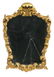 LOUIS XV STYLE GOLD LEAF ACCENTED WALL MIRROR - 2