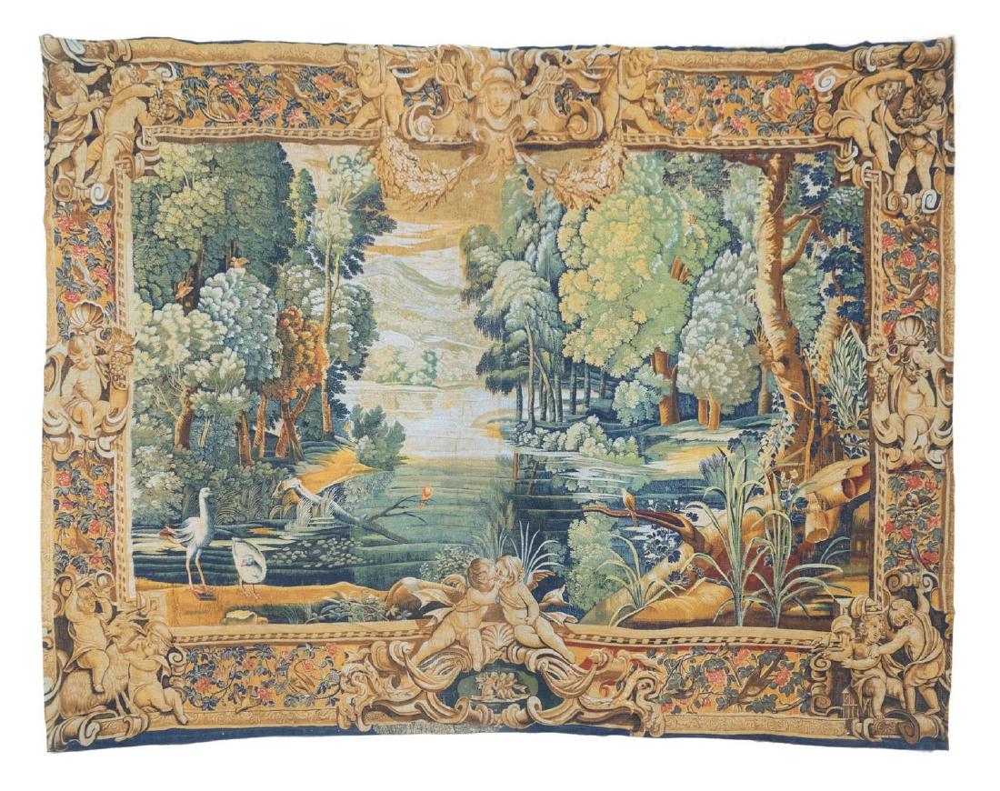 EDITIONS D'ART RAMBOUILLET SILKSCREENED TAPESTRY
