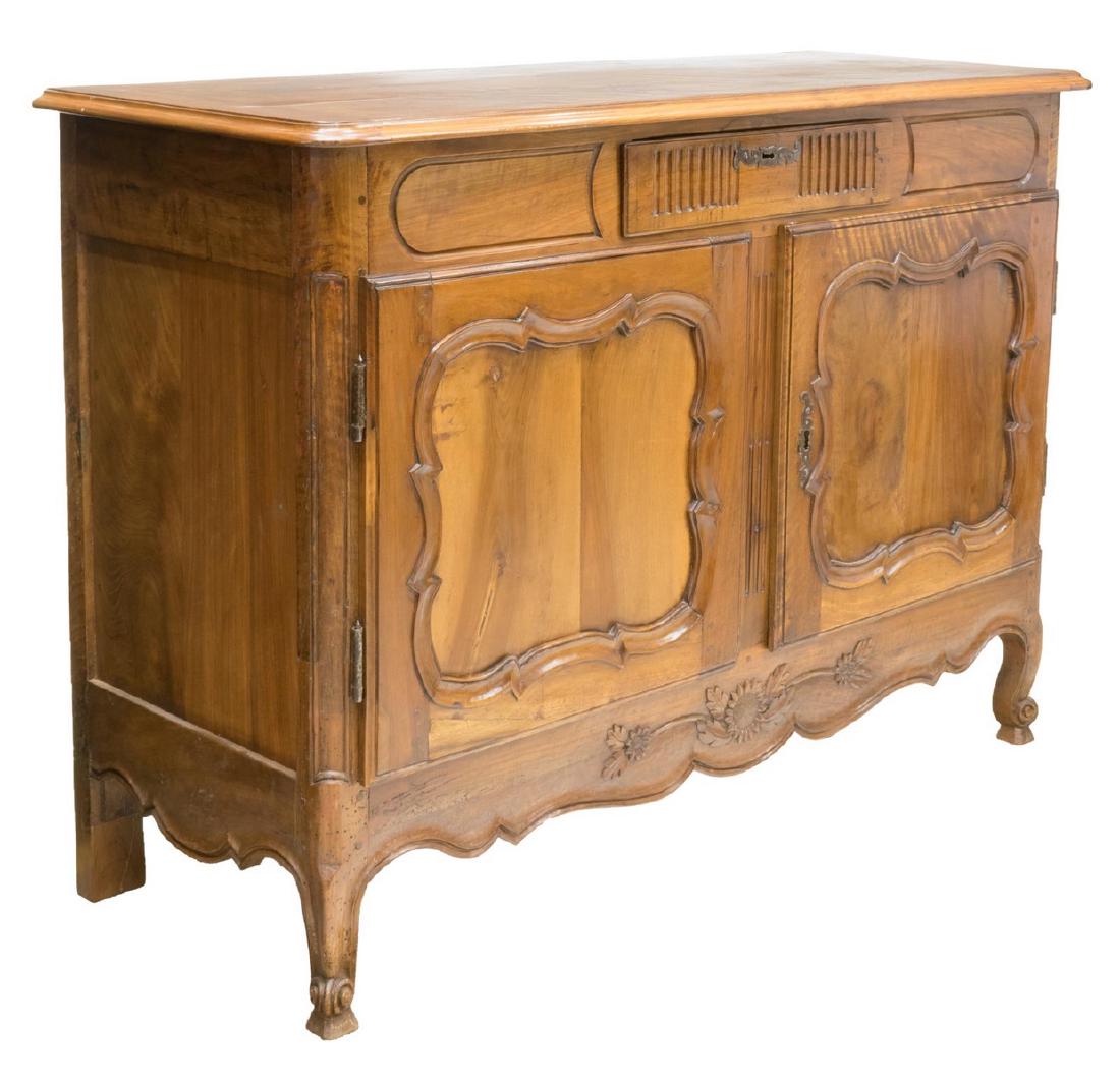 FRENCH PROVINCIAL SIDEBOARD, 19THC. (1 of 4)