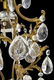 ITALIAN GILT METAL & CRYSTAL 1-LIGHT CHANDELIER - 3
