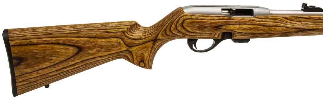 REMINGTON MODEL 597 AUTO LOAD .22LR RIFLE: Remington Model 597 auto load rifle, .22LR caliber, 20" barrel, laminated wood stock, SN 2726XXX *REQUIRES FFL TRANSFER* Start Price: $100.00