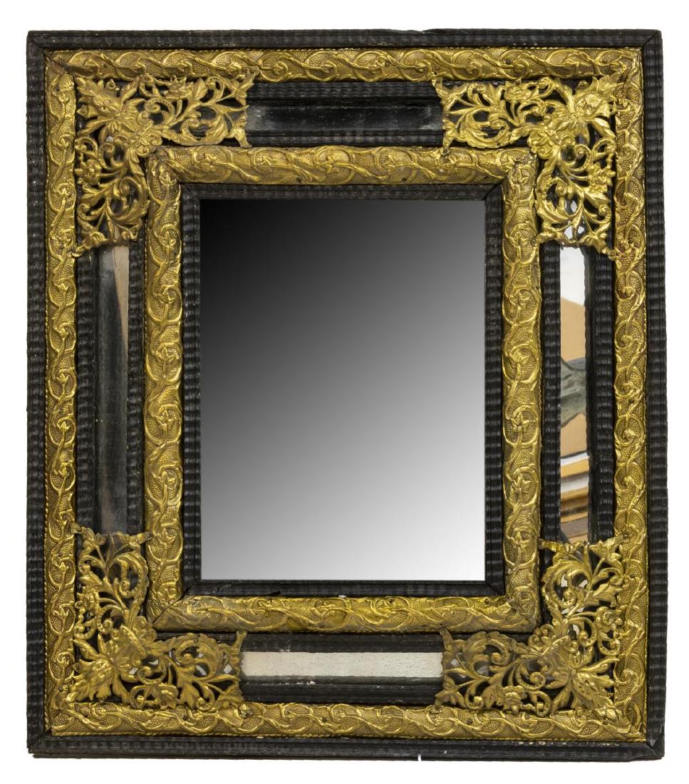 FRENCH NAPOLEON III BEVELED WALL MIRROR (1 of 4)
