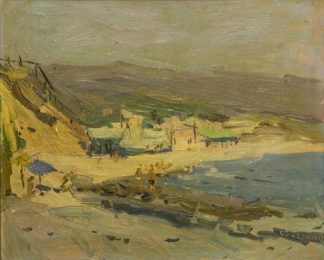 CONSTANTINE CHERKAS (D.2011) COASTAL OIL PAINTING (1 of 5)