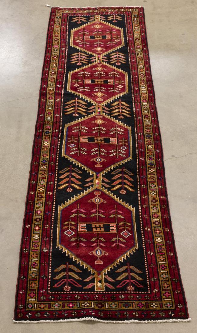 PERSIAN HAND-TIED ARDABIL RUNNER 13' X 3'7" (1 of 4)