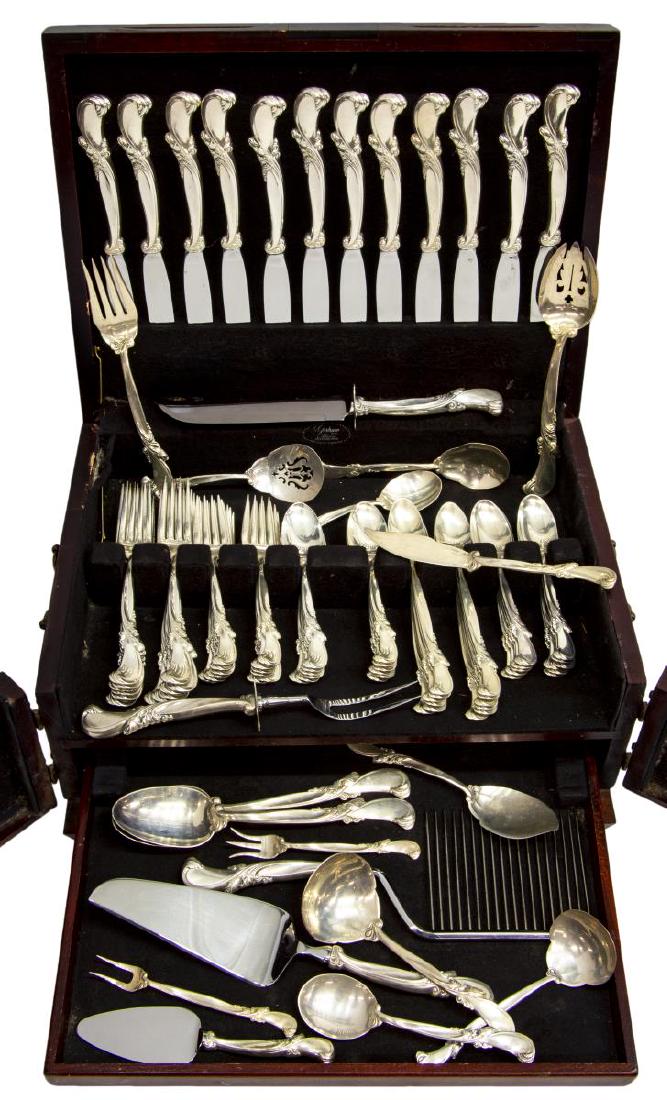 (90) WALLACE WALTZ OF SPRING STERLING FLATWARE SET (1 of 4)