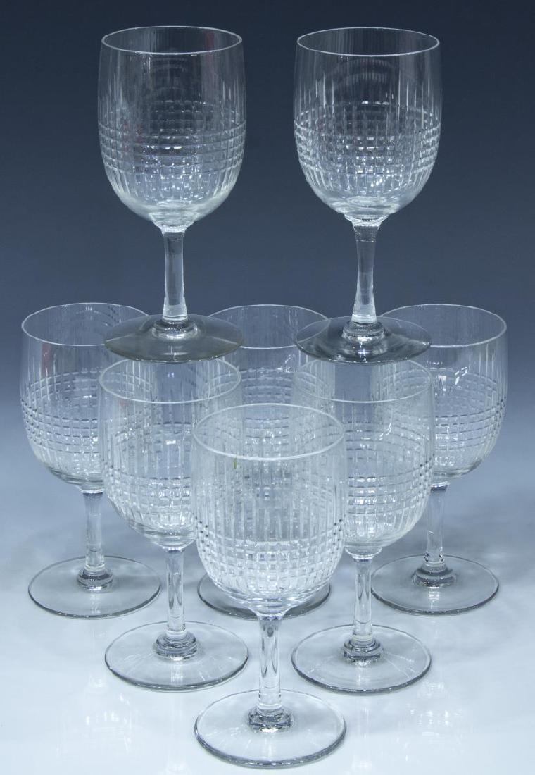 (8) BACCARAT 'NANCY' CRYSTAL WATER GOBLETS (1 of 2)