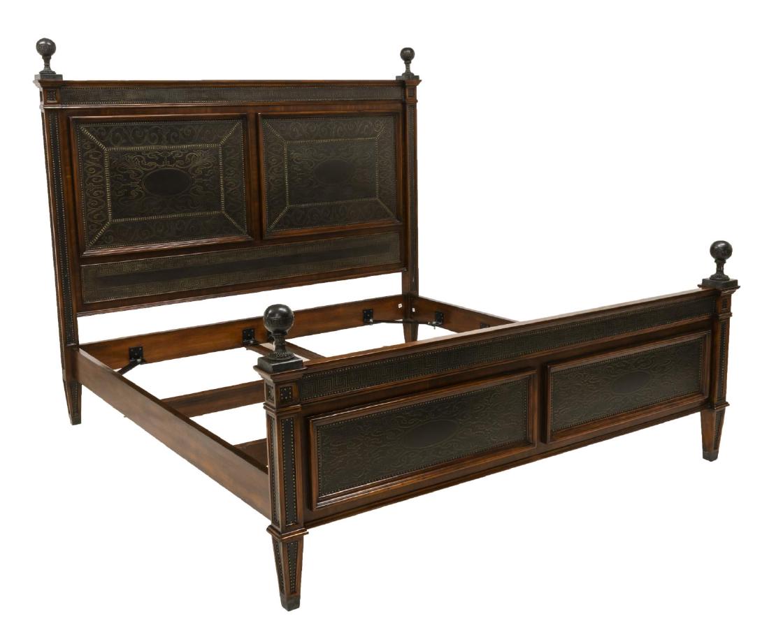 THEODORE ALEXANDER (ATTRIB) DESIGNER KING-SIZE BED (1 of 3)