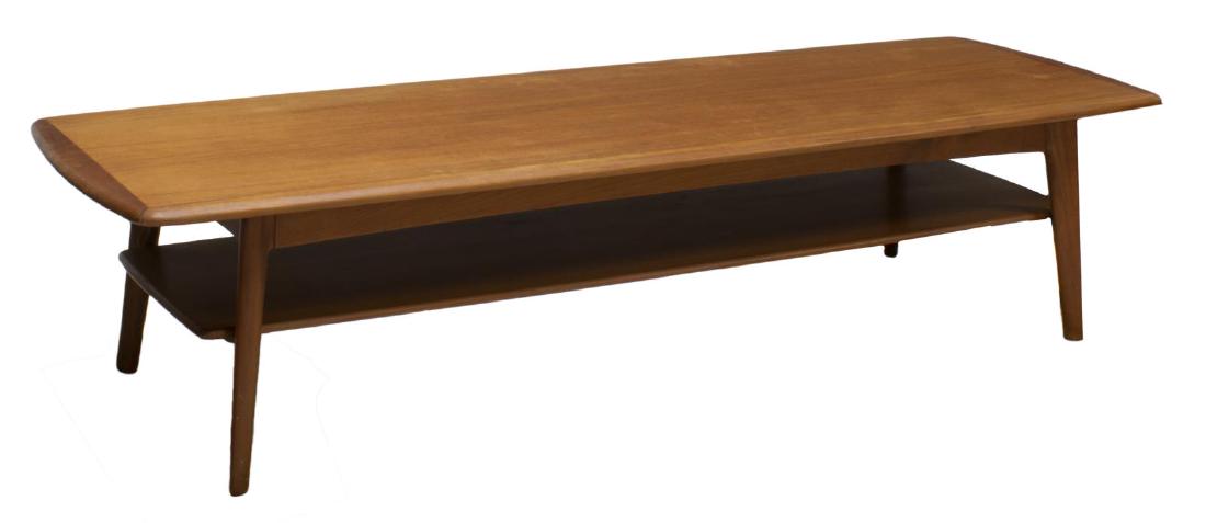 DANISH MID-CENTURY MODERN TEAKWOOD COFFEE TABLE (1 of 3)