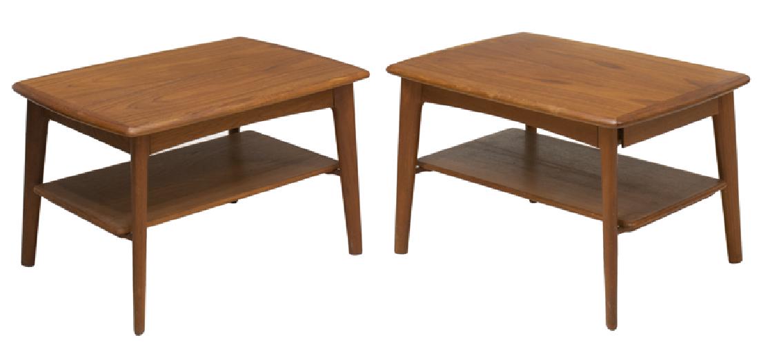 (2) DANISH MID-CENTURY MODERN TEAKWOOD END TABLES (1 of 4)