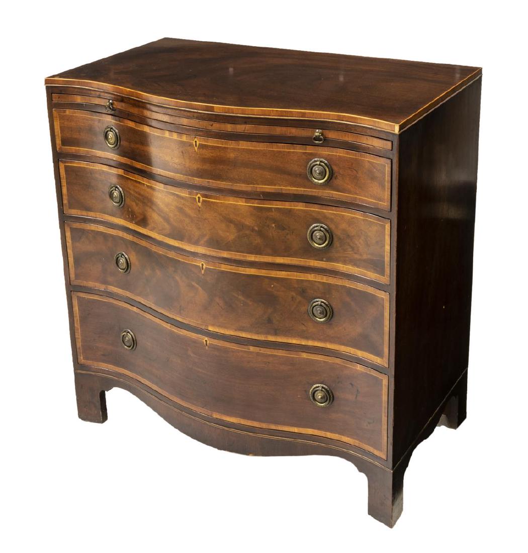 BAKER FURNITURE MAHOGANY CHEST OF DRAWERS, 1940s (1 of 6)