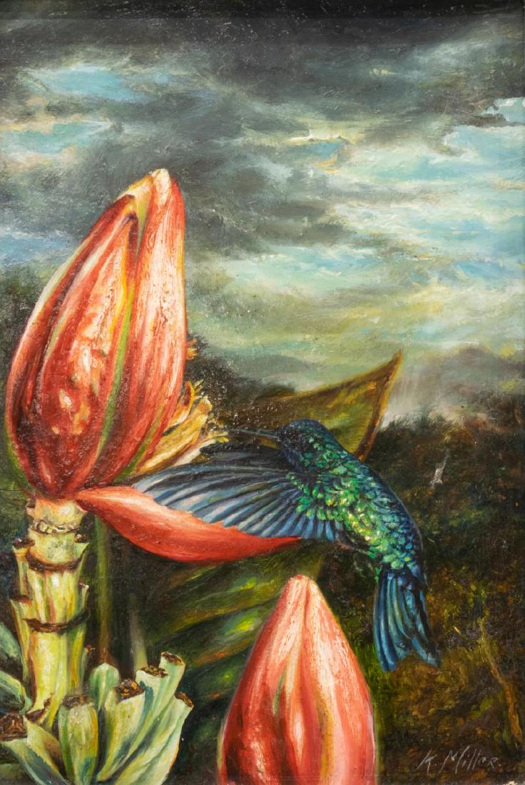 KEITH MILLER (B.1949) FRAMED BOTANICAL PAINTING (1 of 5)