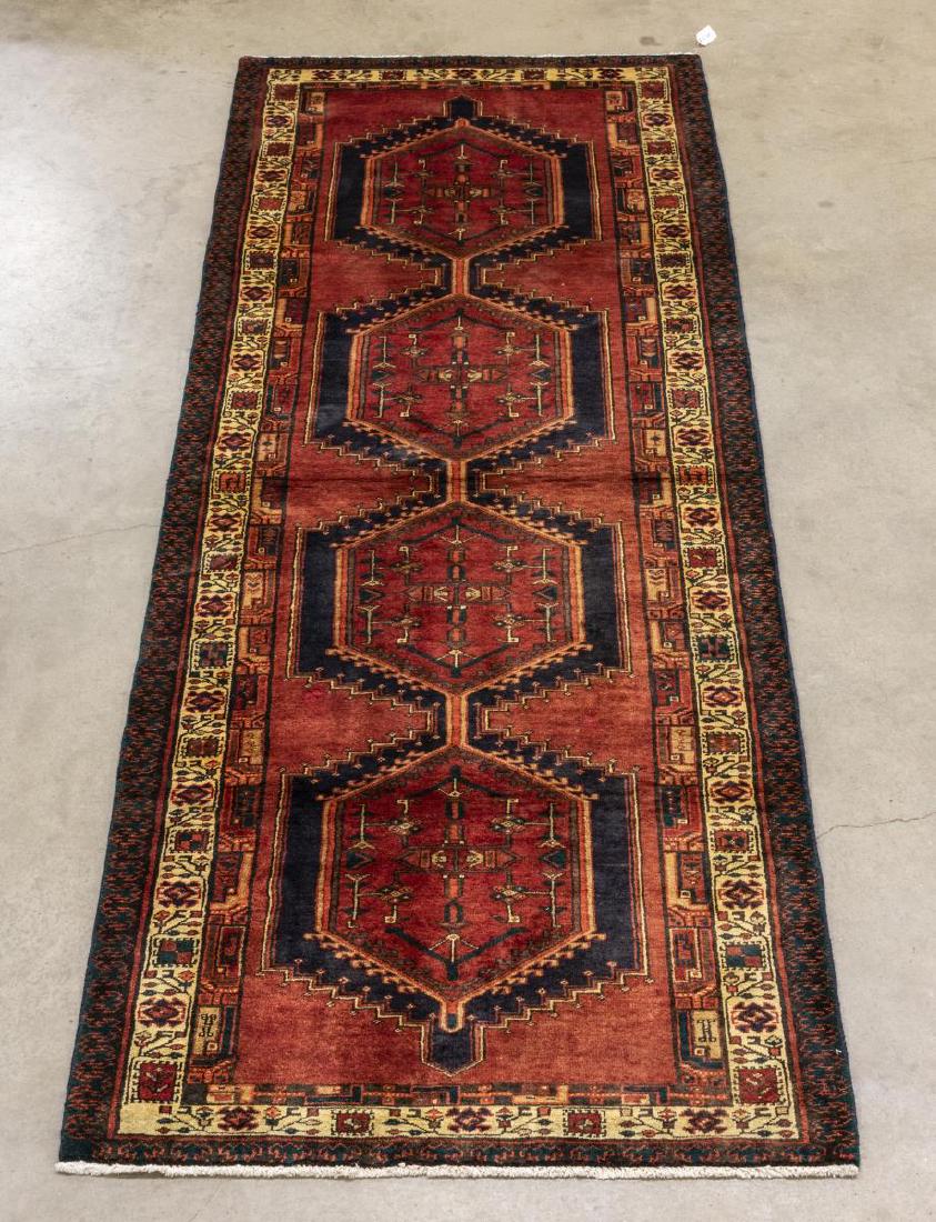 PERSIAN HAND-TIED MESHKIN FLOOR RUNNER 10'6" X 3'9 (1 of 4)