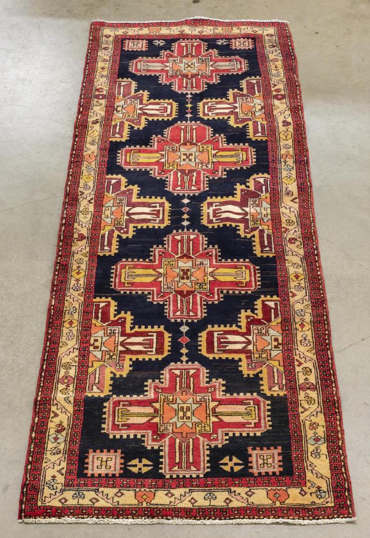PERSIAN HAND-TIED ARDABIL RUNNER 10'5" X 3'7 (1 of 4)