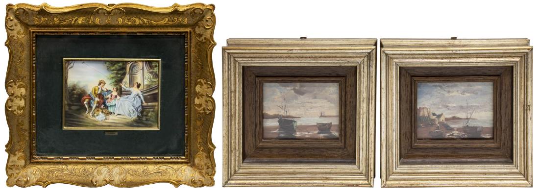 (3) FRAMED PAINTINGS, L'INNOCENCE NICOLAS LANCRET (1 of 8)