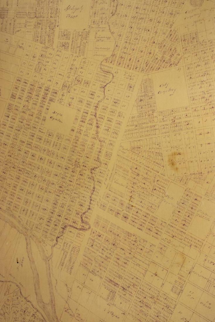 LARGE 1912 MAP, CITY OF AUSTIN, TEXAS, 73" x 44" (1 of 7)