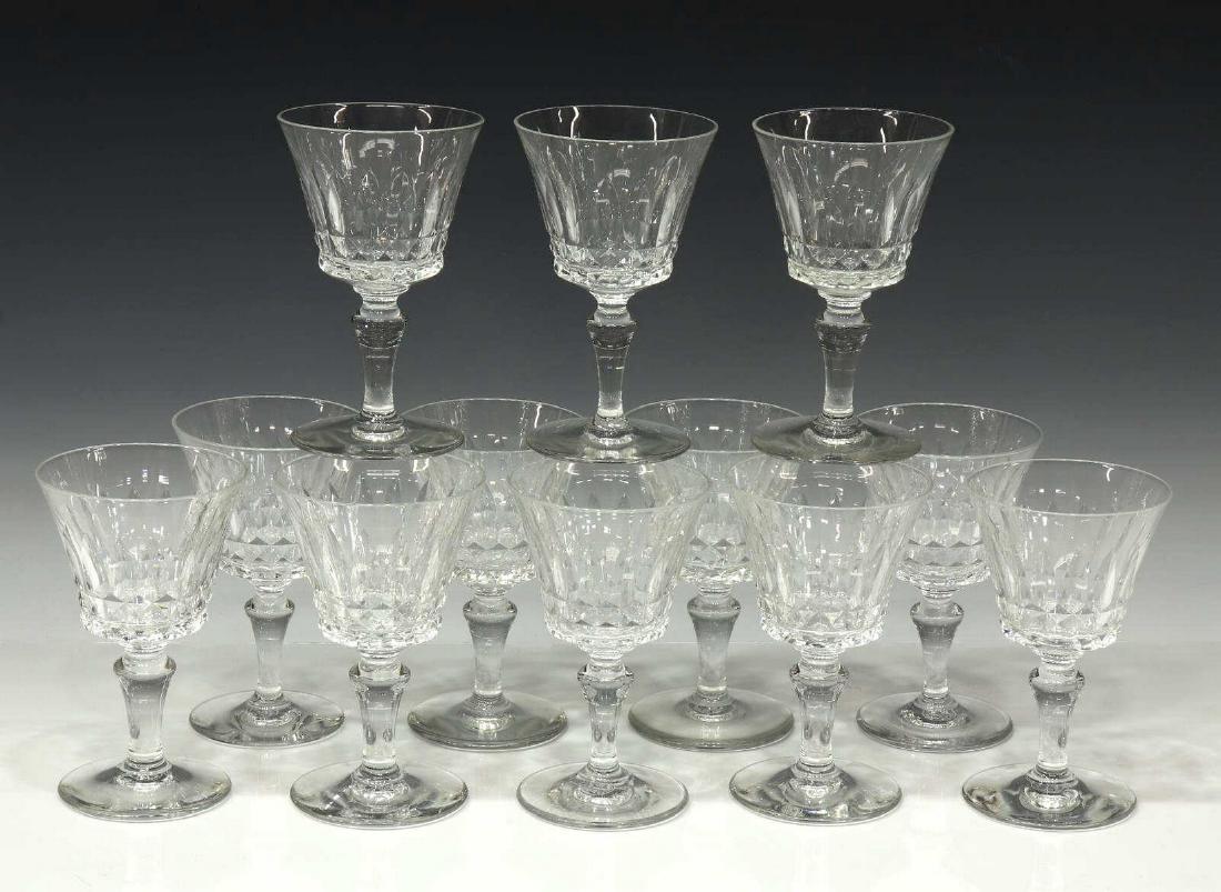 (12) BACCARAT 'PICCADILLY' CRYSTAL SHERRY STEMWARE (1 of 3)