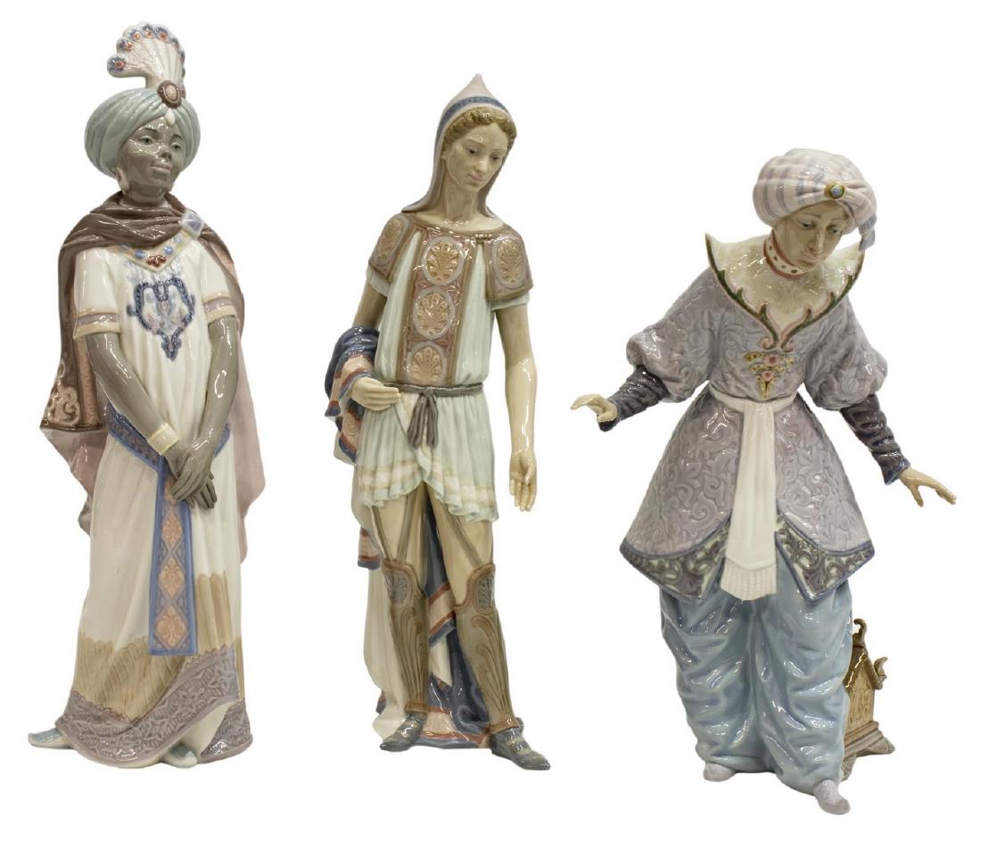 (3) LLADRO PORCELAIN WISE MEN KINGS NATIVITY GROUP (1 of 6)