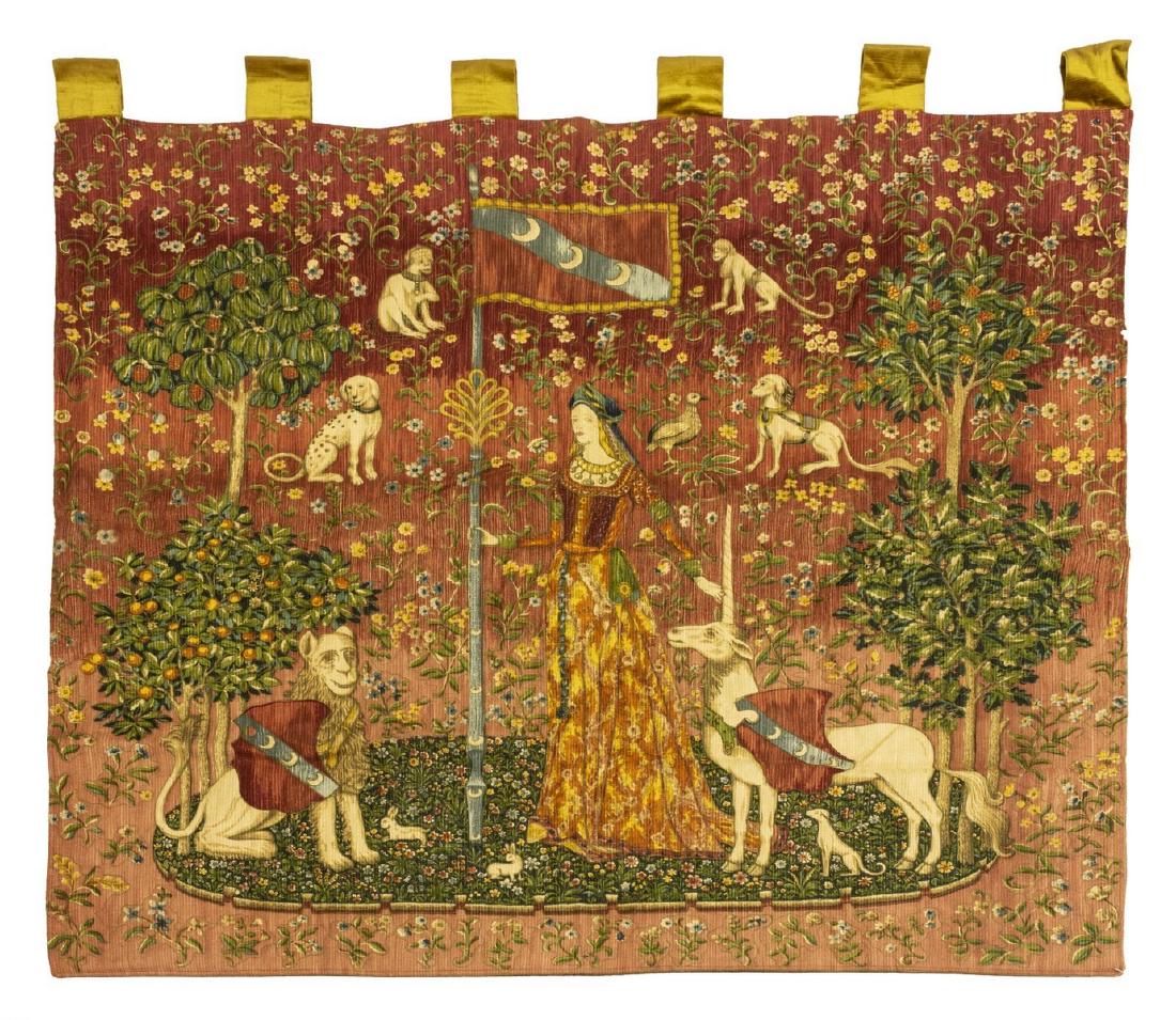 LADY & THE UNICORN TAPESTRY, 'TOUCH' (1 of 3)
