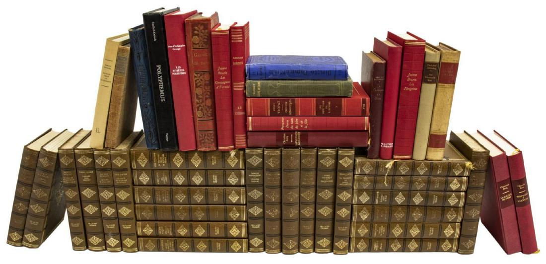 (45) FRENCH LIBRARY SHELF BOOKS (1 of 4)