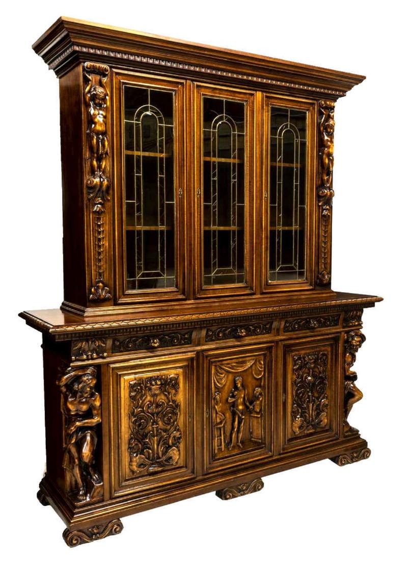 VENETIAN FIGURAL DISPLAY SIDEBOARD (1 of 7)