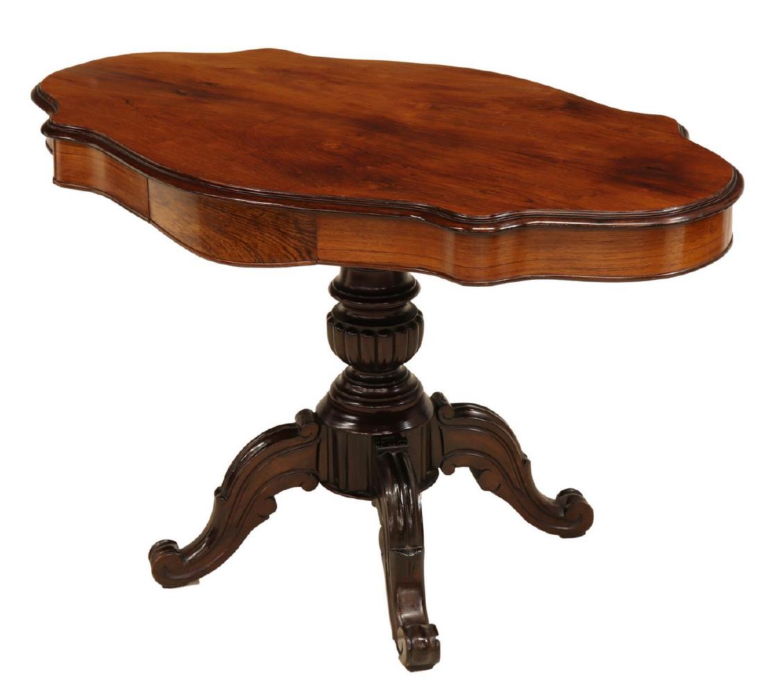 NAPOLEON III ROSEWOOD PARLOR CENTER TABLE (1 of 3)