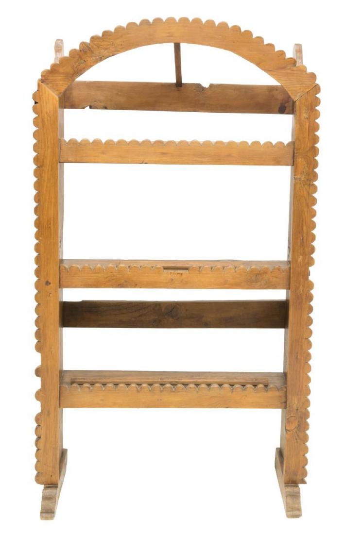 SPANISH COLONIAL STYLE PINE KITCHEN PLATE DISPLAY (1 of 2)