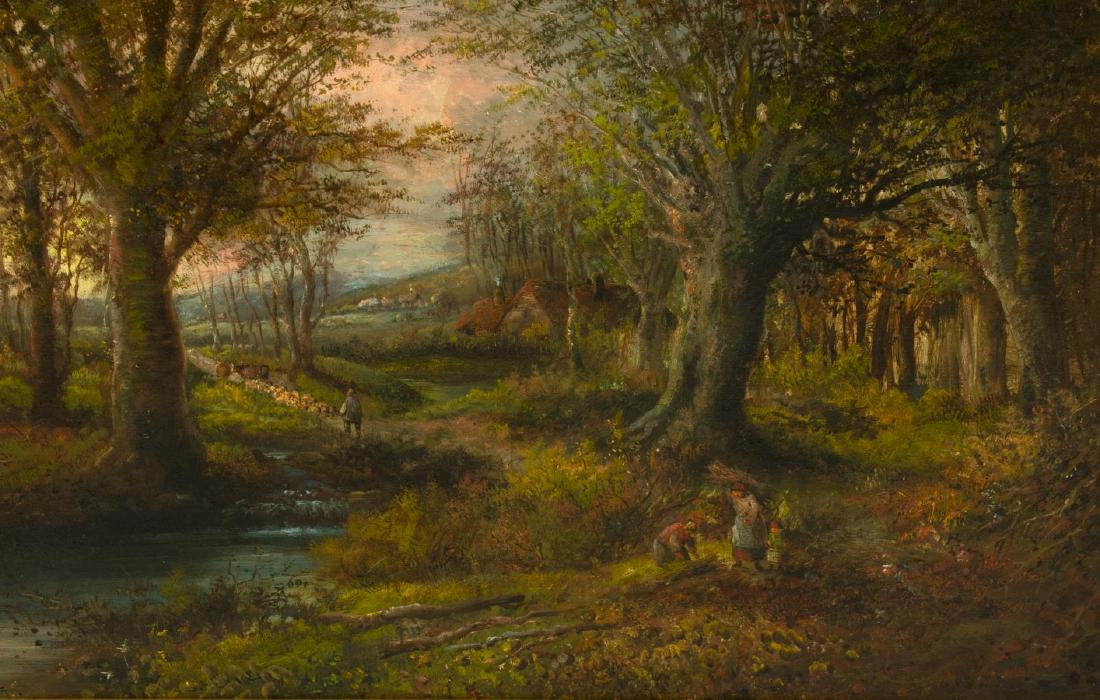 JOHN WALLACE (UK, 18411905) LANDSCAPE PAINTING