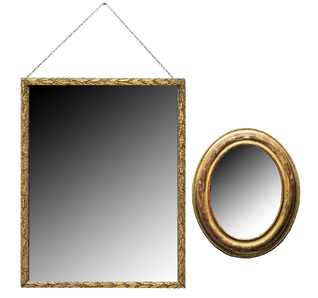 (2) FLORENTINE GILTWOOD CONVEX & OTHER MIRROR (1 of 5)