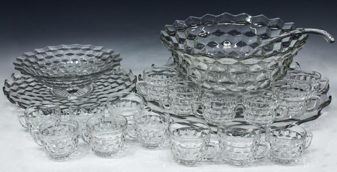 (20) FOSTORIA 'AMERICAN' PATTERN PUNCH SERVICE (1 of 5)