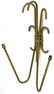 (PAIR) FRENCH MODERN GILT IRON 2-LT WALL SCONCES - 2