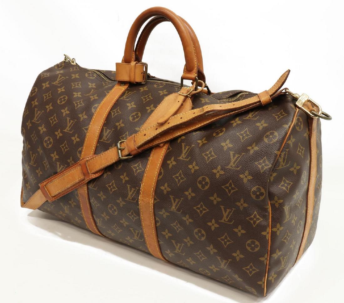 LOUIS VUITTON 'KEEPALL 50 BANDOULIERE' DUFFLE BAG (1 of 4)