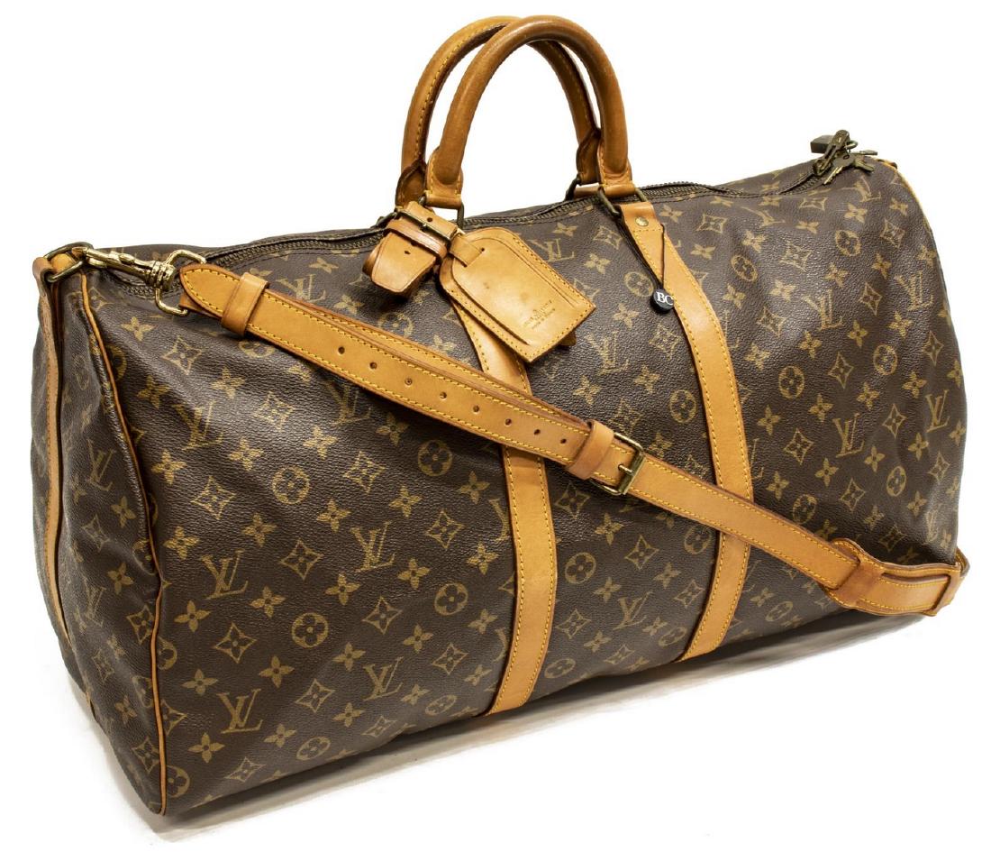 LOUIS VUITTON 'KEEPALL BANDOULIERE 55' DUFFLE BAG (1 of 4)