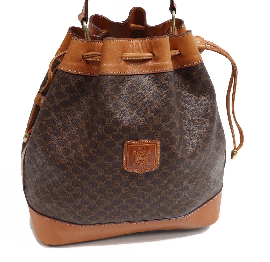 CELINE HOBO NOE MACADAM SHOULDER BAG (1 of 5)