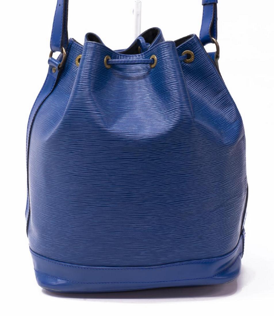 LOUIS VUITTON 'NOE GM' BLUE EPI LEATHER BUCKET BAG (1 of 4)