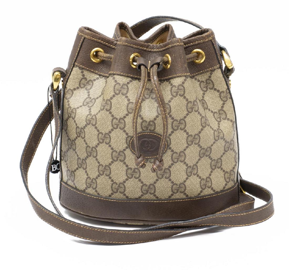 vintage gucci drawstring bucket bag