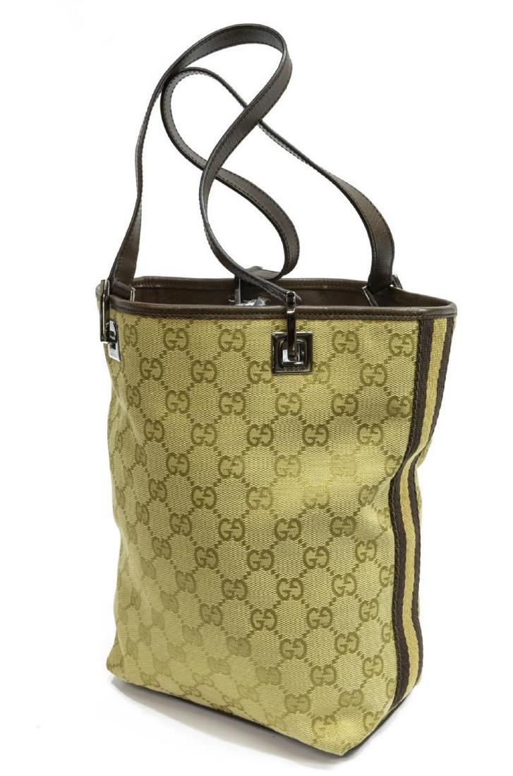 GUCCI MINI MONOGRAM CANVAS TOTE BAG (1 of 4)