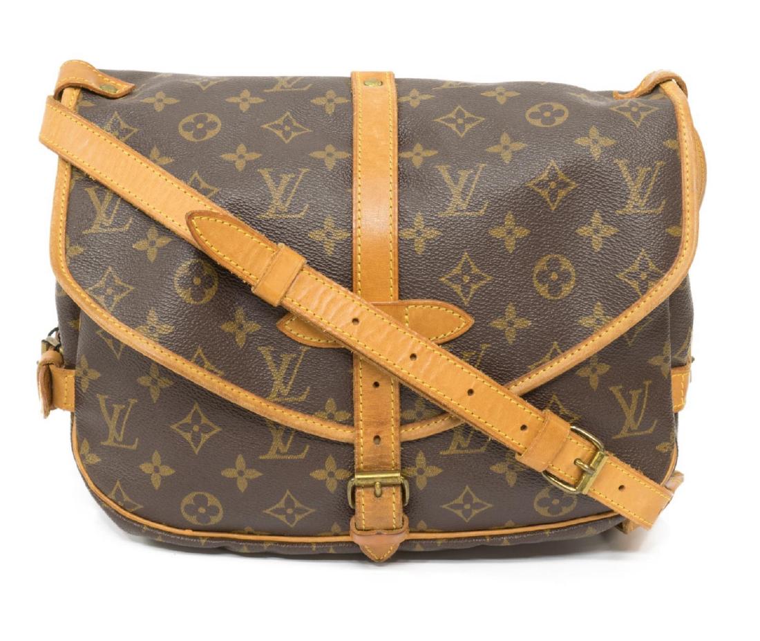 LOUIS VUITTON 'SAUMUR' MONOGRAM CROSSBODY BAG (1 of 5)