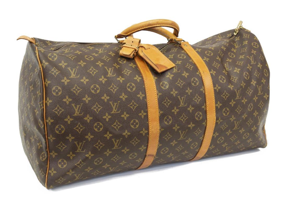 LOUIS VUITTON 'KEEPALL 60' MONOGRAM DUFFLE BAG (1 of 4)