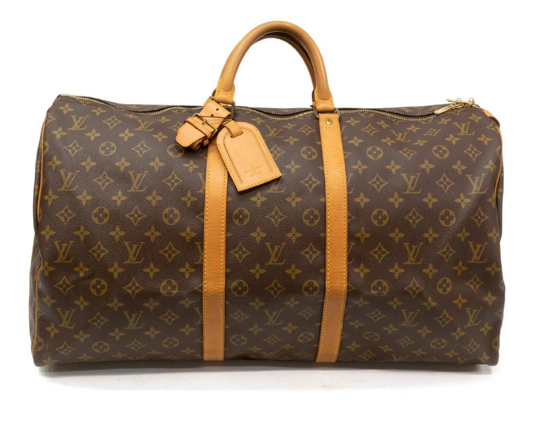LOUIS VUITTON 'KEEPALL 55' MONOGRAM DUFFLE BAG (1 of 4)