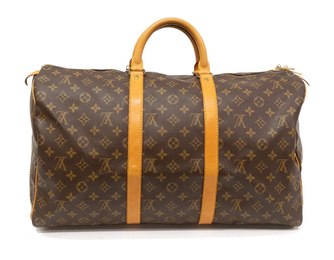 LOUIS VUITTON 'KEEPALL 50' MONOGRAM DUFFLE BAG (1 of 4)
