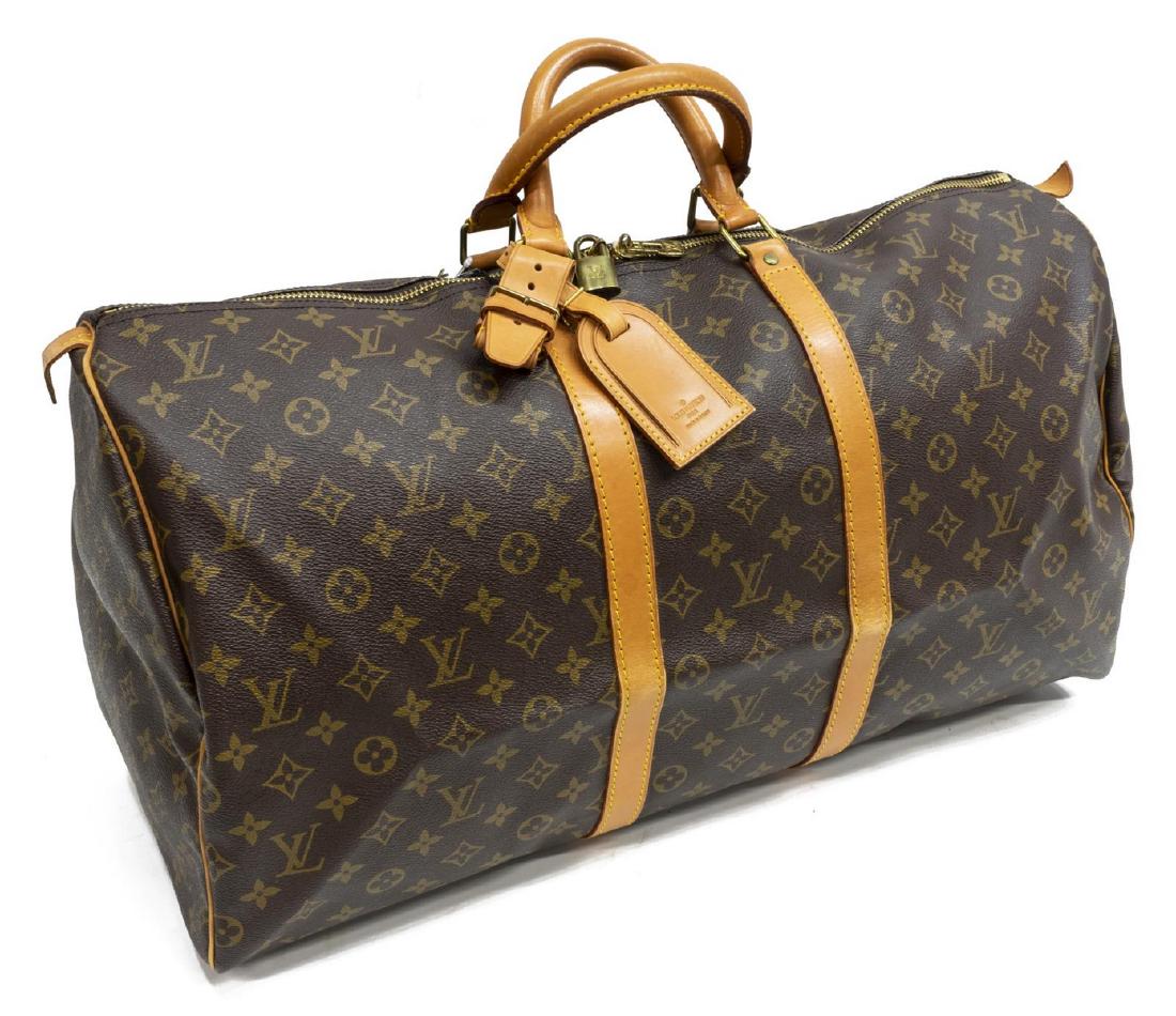 LOUIS VUITTON 'KEEPALL 55' MONOGRAM DUFFLE BAG (1 of 4)