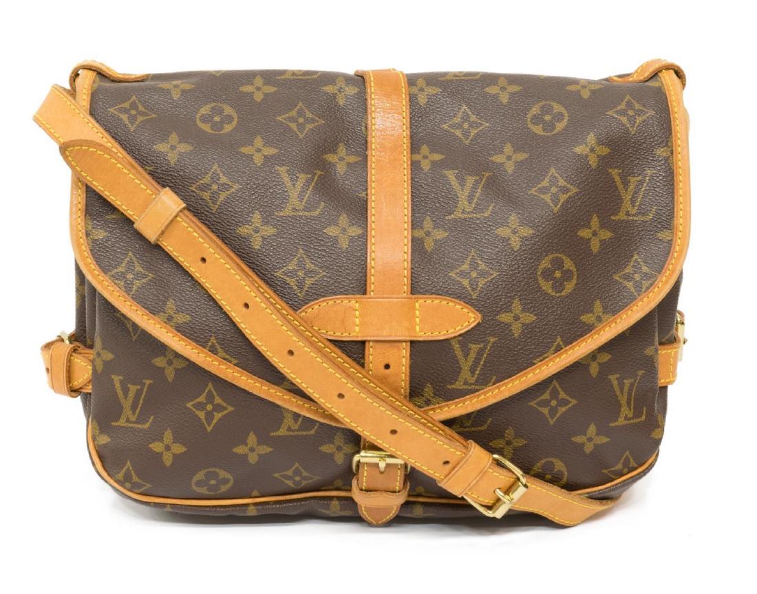 LOUIS VUITTON 'SAUMUR' MONOGRAM CROSSBODY BAG (1 of 5)